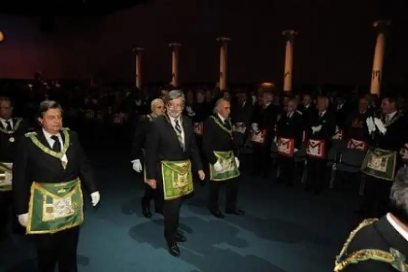 INCONTRO DELLA GRAN LOGGIA DELLA MASSONERIA A RIMINI 