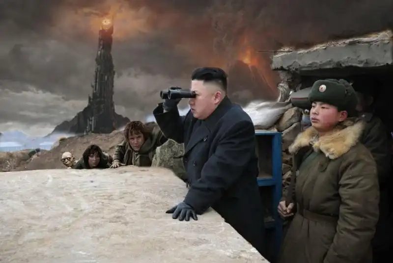 KIM JONG UN FOTOMONTAGGI 