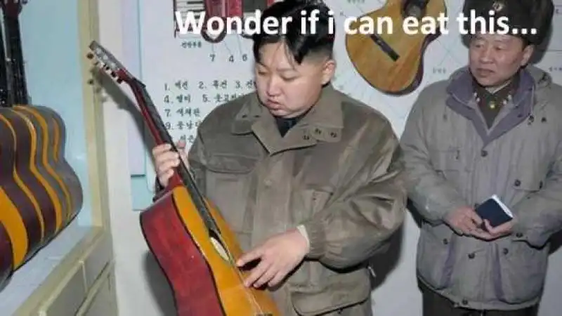 KIM JONG UN FOTOMONTAGGI 