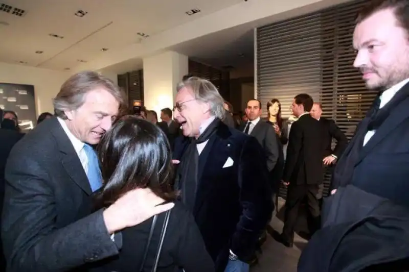 Montezemolo e Della Valle all evento CAssina per il Salone del Mobile foto Corriere 