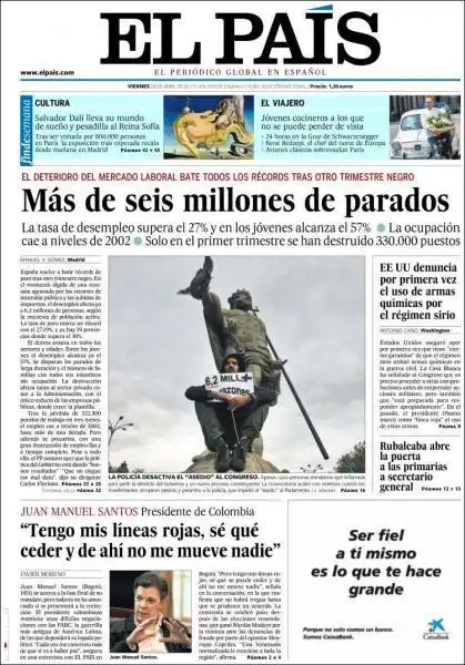 EL PAIS - 26 APRILE 2013