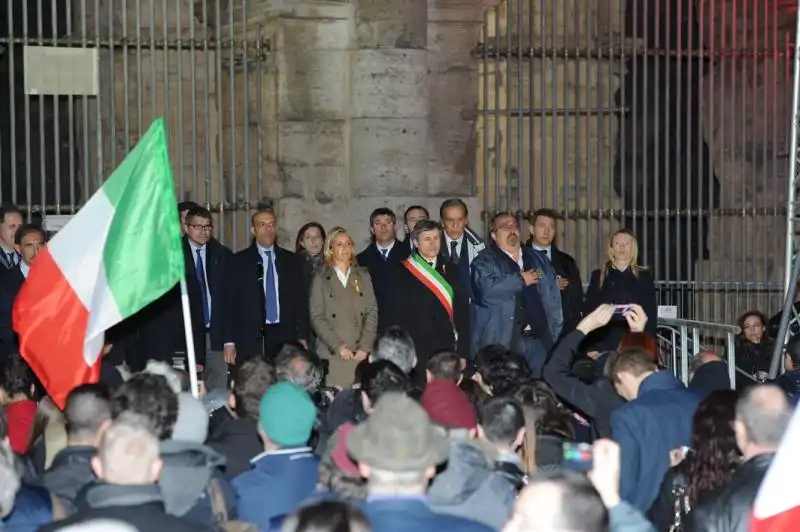 Il palco della Manifestazione 