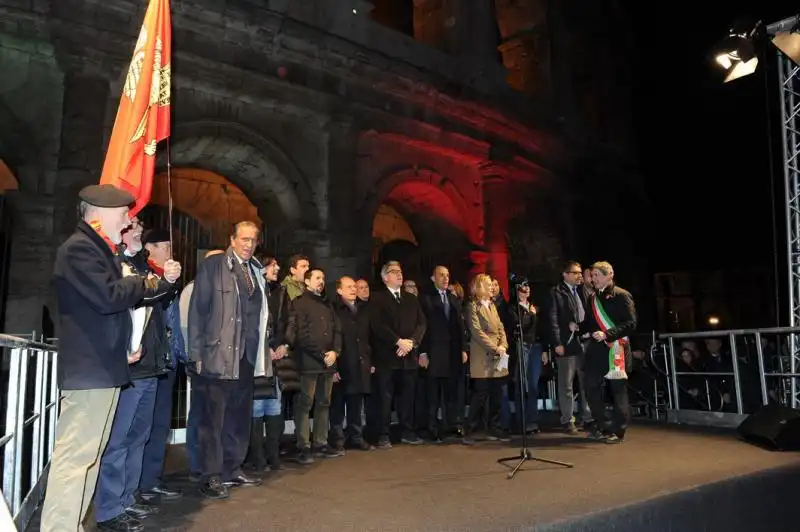 Il palco della Manifestazione 