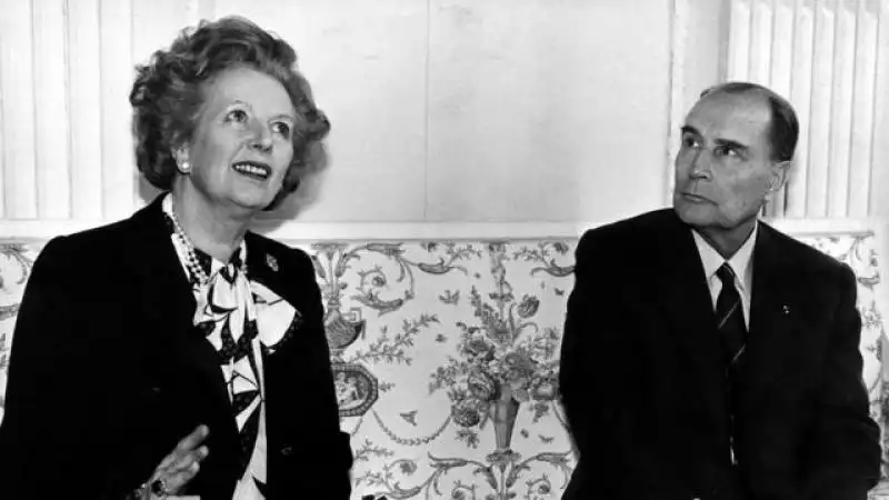 THATCHER E MITTERRAND 