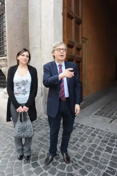 Vittorio Sgarbi e Isabella 