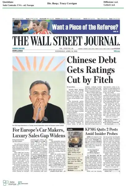 THE WALL STREET JOURNAL 