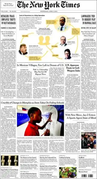 THE NEW YORK TIMES 