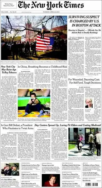 THE NEW YORK TIMES 