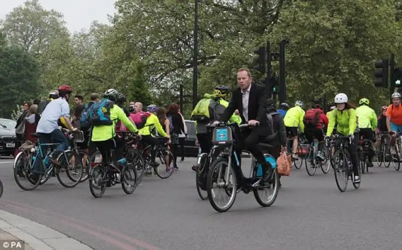 IN BICI A HYDE PARK CORNER 