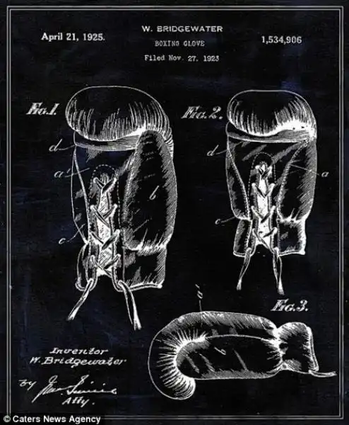Brevetto guantoni da pugilato 