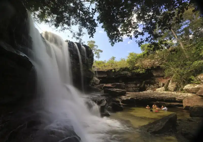 Cascate El Cuarzo in Colombia 