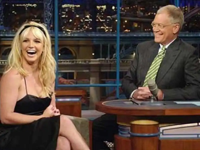 DAVID LETTERMAN E BRITNEY SPEARS 