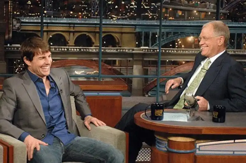 DAVID LETTERMAN E TOM CRUISE 