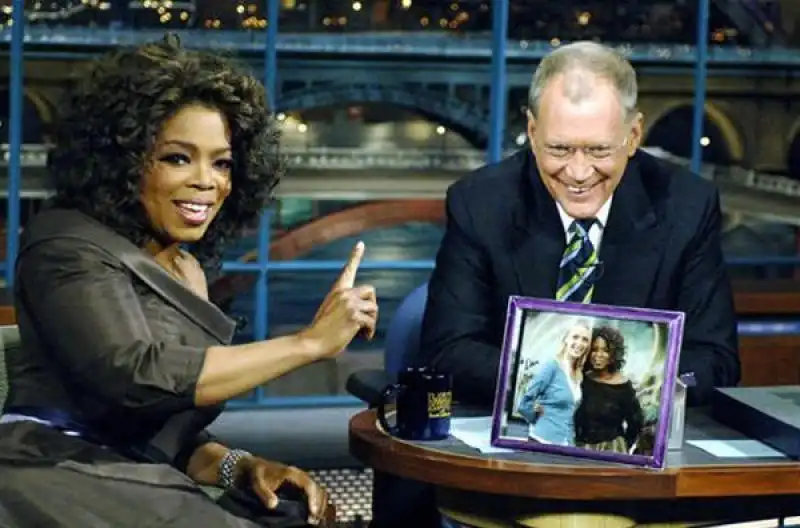 DAVID LETTERMAN E OPRAH WINFREY 