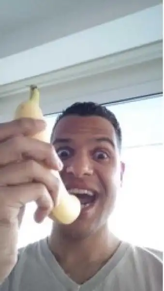 EDDY MARTENS CON LA BANANA 