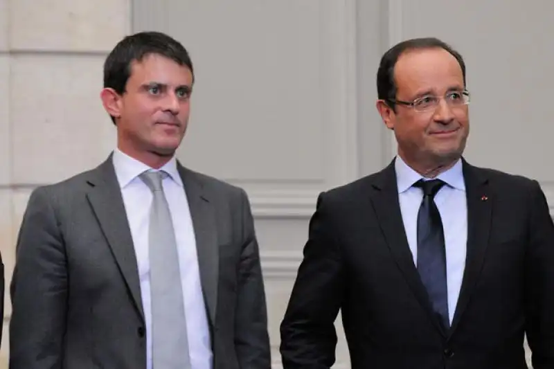 manuel valls francois hollande 