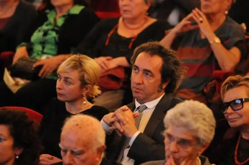 Paolo Sorrentino con la moglie Antonia 