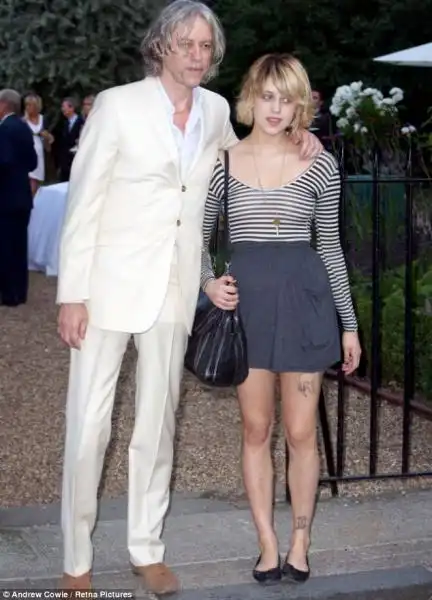 Peaches con suo padre Bob Geldof 