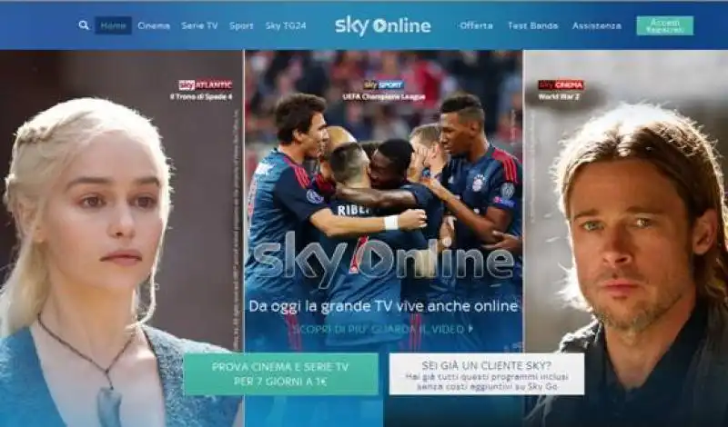 PORTALE SKY ONLINE