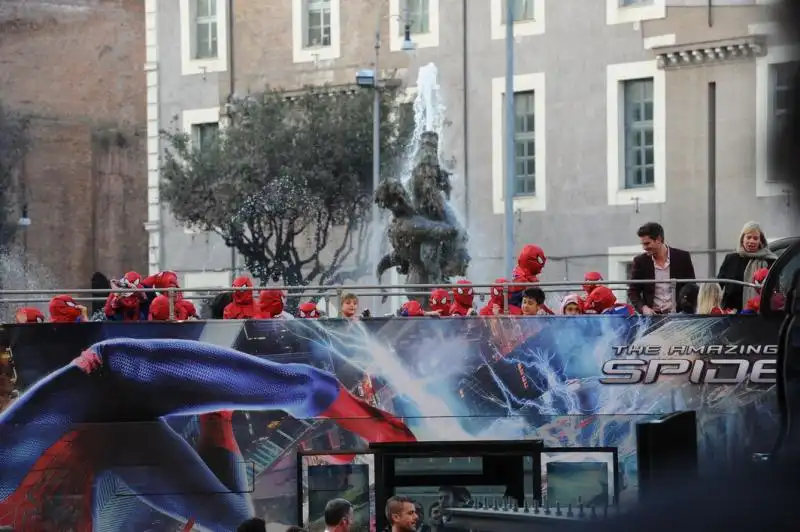 Presentazione di Amazing Spiderman a Roma 