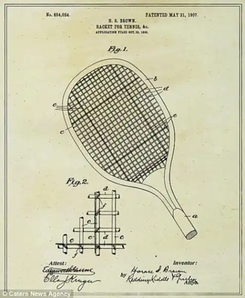 La prima racchetta da tennis 