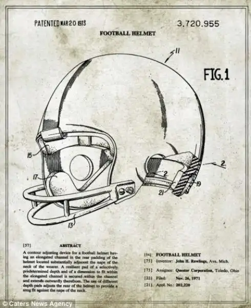 Progetto Casco da football americano 