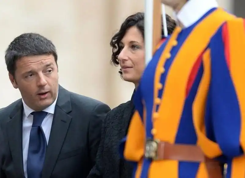 RENZI E LA MOGLIE 