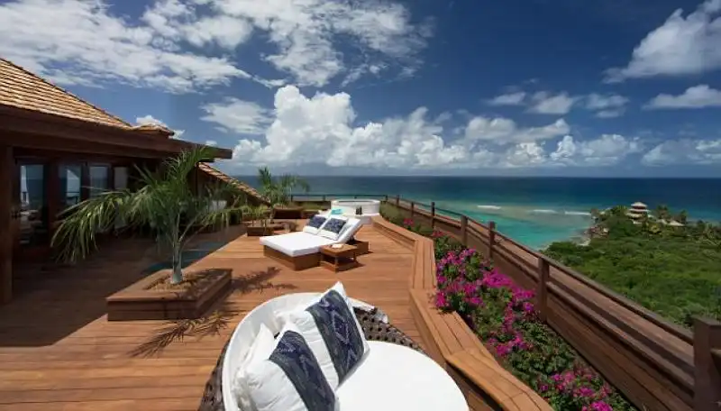 La stanza di Necker Island 