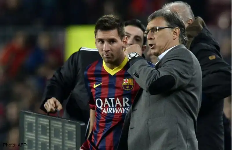 TATA MARTINO E LEO MESSI