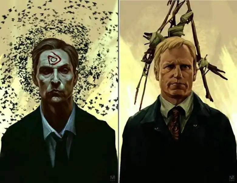 True Detective Nagy Norbert Rust Marty Prints 