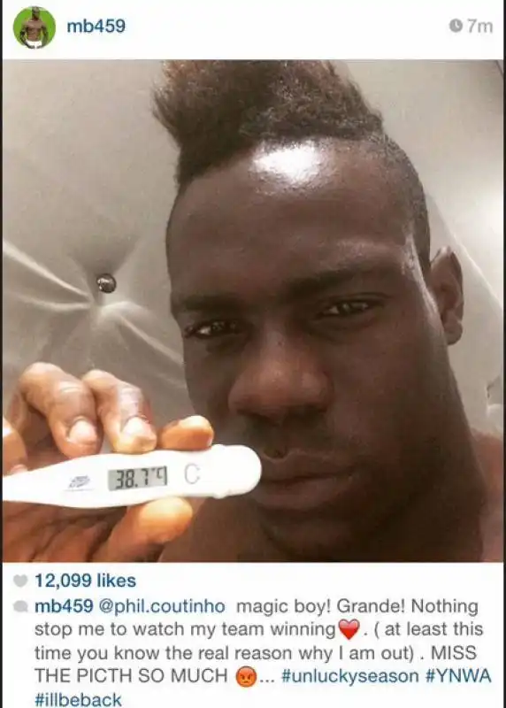 BALOTELLI INSTAGRAM