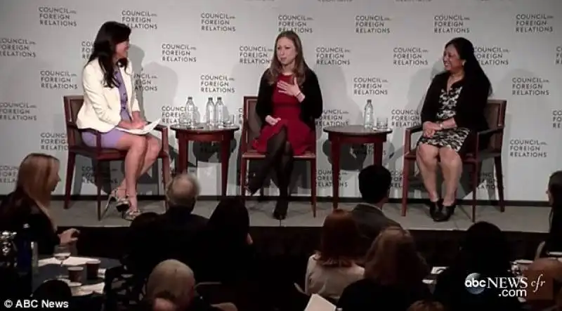 CHELSEA CLINTON  AL COUNCIL ON FOREIGN RELATIONS