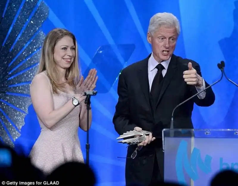 chelsea e bill clinton