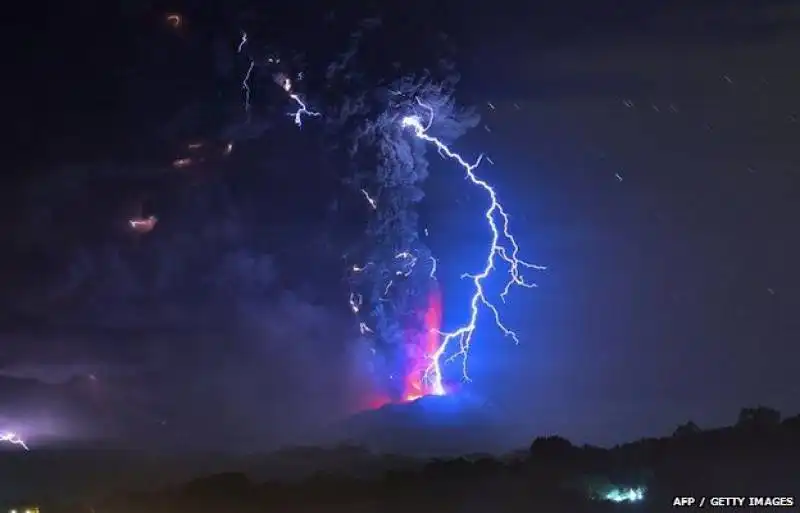 cile   eruzione del vulcano calbuco