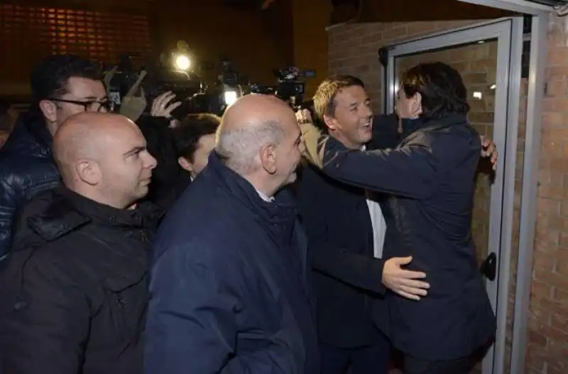 Ciro Buonajuto con Matteo Renzi