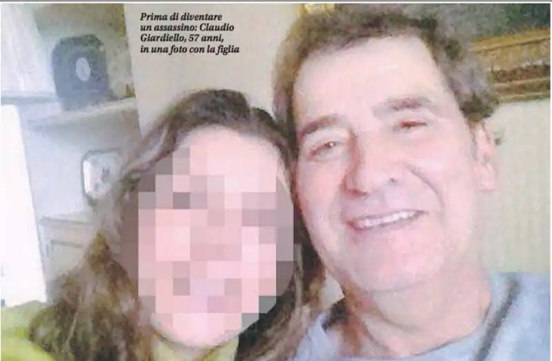 CLAUDIO GIARDIELLO CON LA FIGLIA