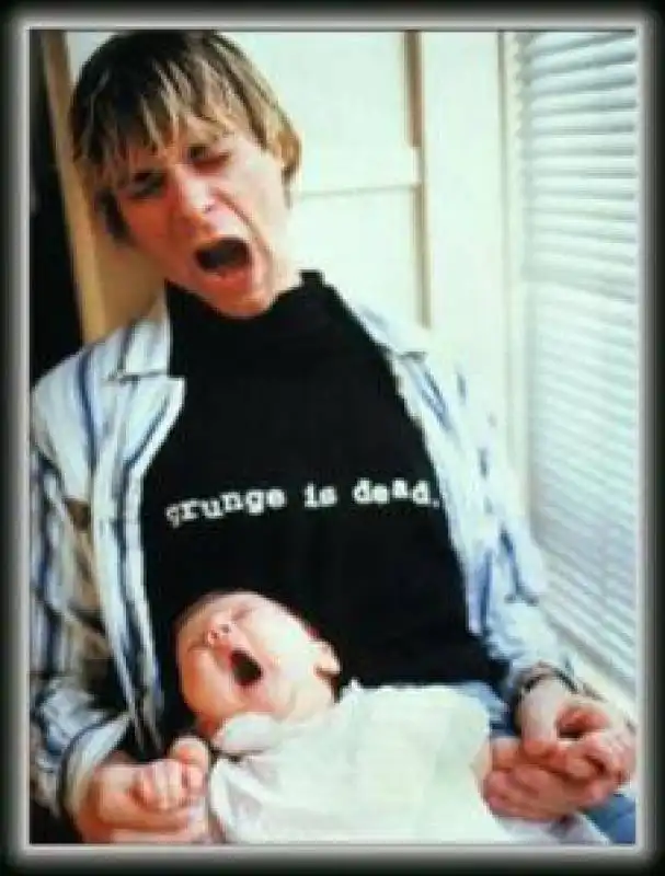 cobain e frances neonata