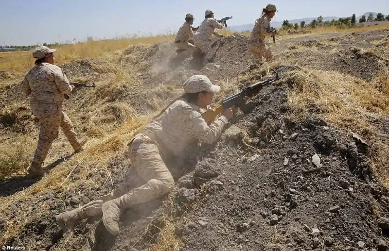 donne peshmerga in iraq