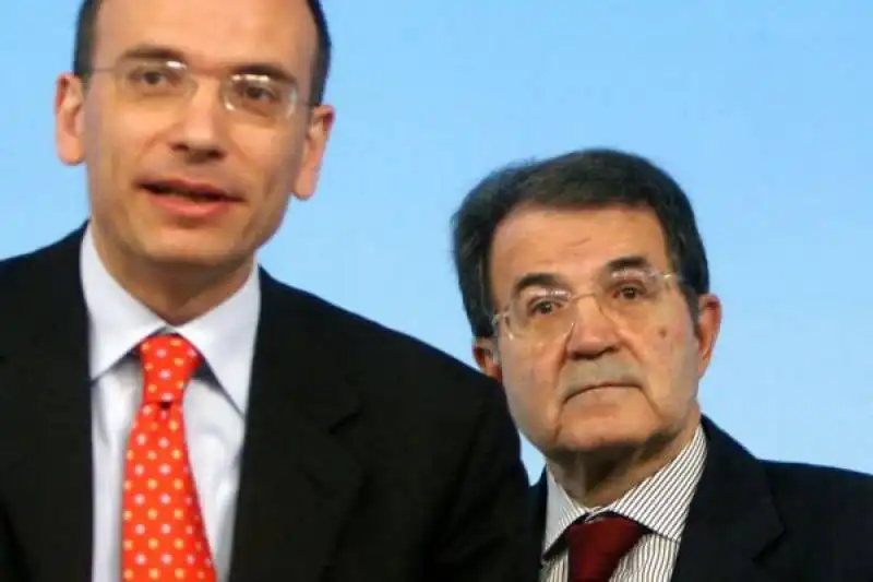 ENRICO LETTA E ROMANO PRODI 