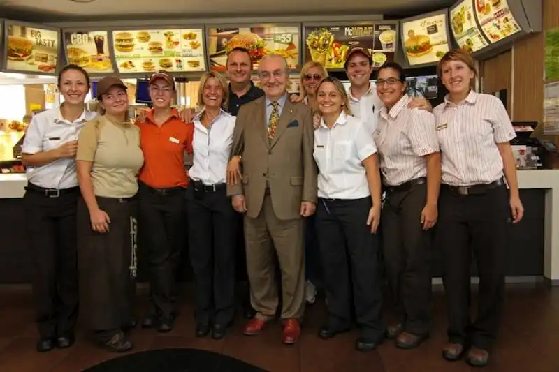 Gualtiero Marchesi ha preparato panini da  McDonalds