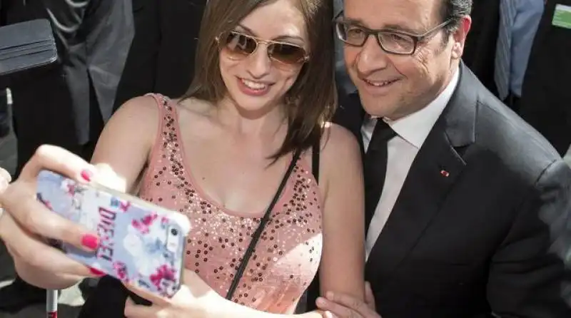 hollande selfie