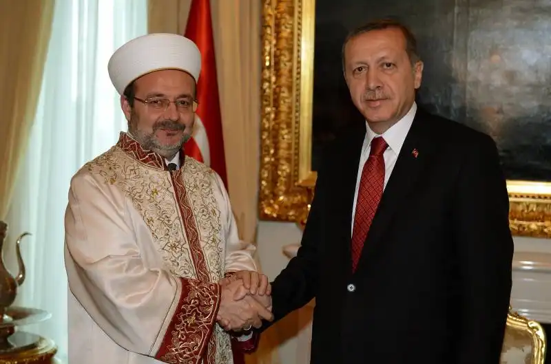 Il Gran Mufti Mehmet Gormez e Erdogan