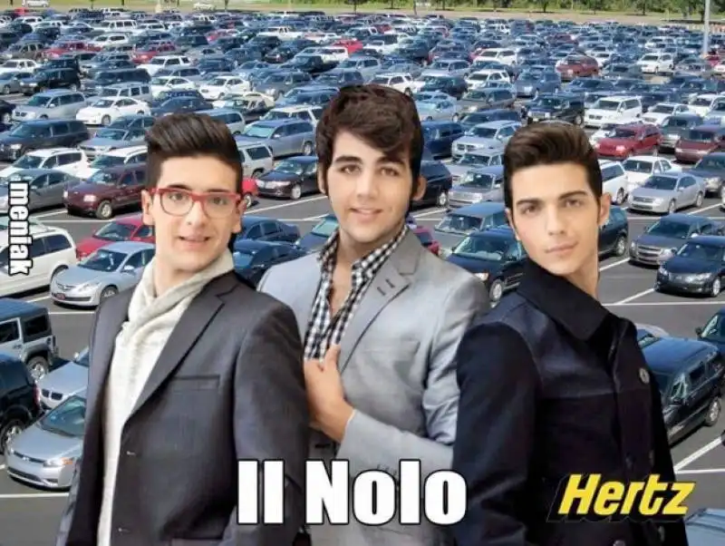 il nolo fotomontaggio su il volo pubblicato da fiorello