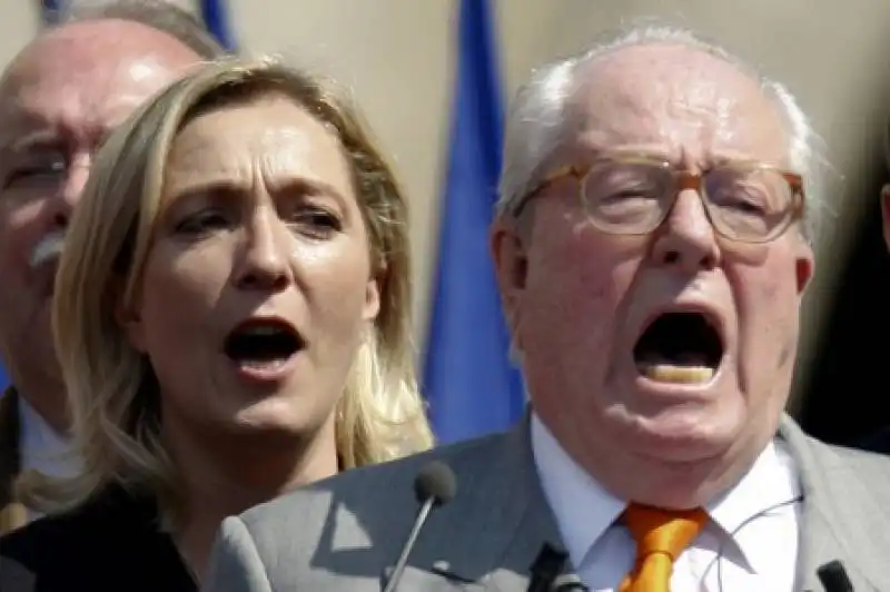 MARINE E JEAN MARIE LE PEN 