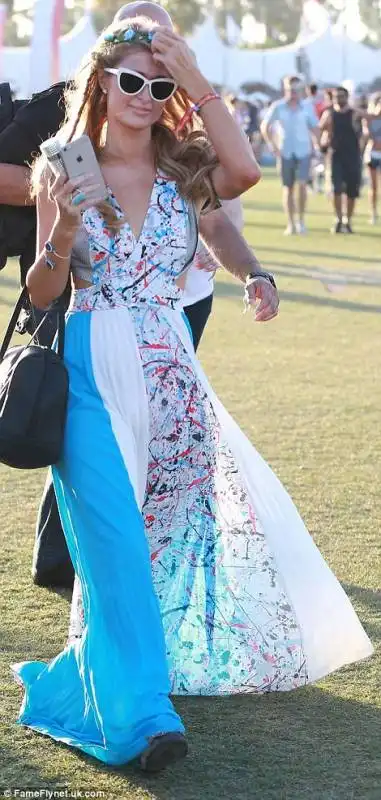 paris hilton a coachella