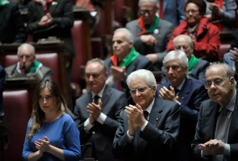 partigiani a montecitorio per i 70 anni dalla liberazione  1