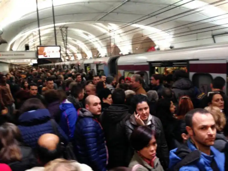 ROMA - SCIOPERO DELLA METROPOLITANA  