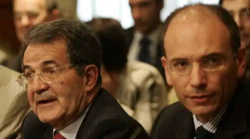 ROMANO PRODI E ENRICO LETTA