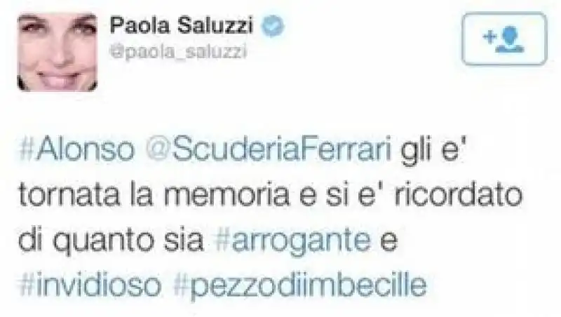 SALUZZI TWEET