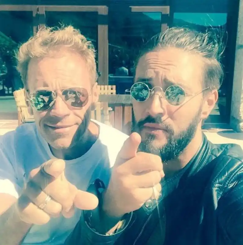 selfie rocco siffredi e alex belli